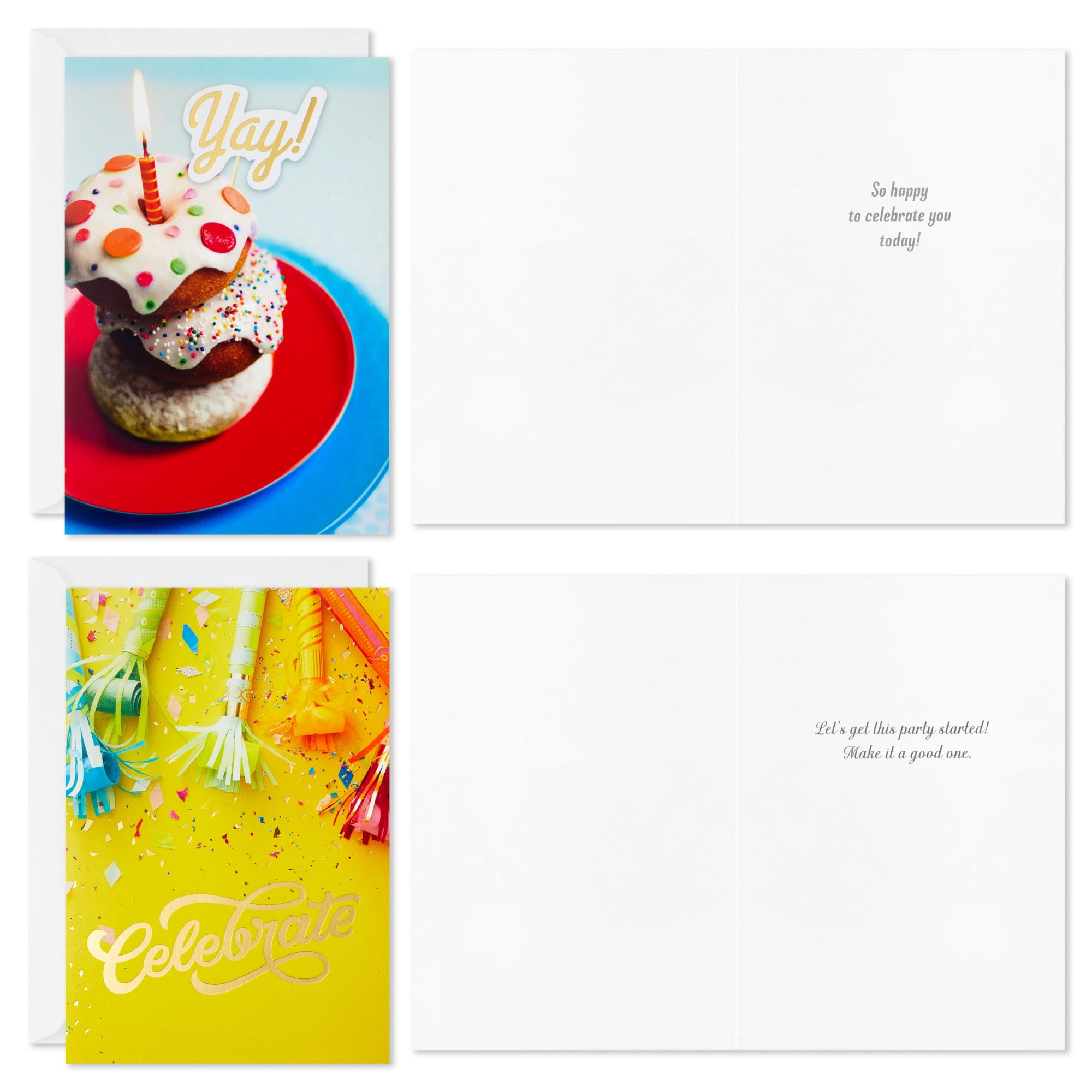 Hallmark Assorted Boxed Birthday Cards (Birthday Icons),12 Count