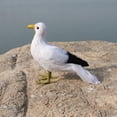 thumbnail image 2 of Estatuilla de pájaros de pie de gaviota artificial estatua de Animal para decoración Gaviota 1 Cola  Pájaro artificial, 2 of 4