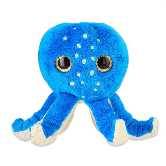 Small Octopus Plush, Blue, 6.5", Valentine's Day by Way To Celebrate