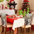 thumbnail image 6 of Japceit 3D Style Christmas Chair Covers, Festive Dining Chair Back Decorations, Holiday Themed Seat Covers for Home, Party and Seasonal Display, 6 of 6