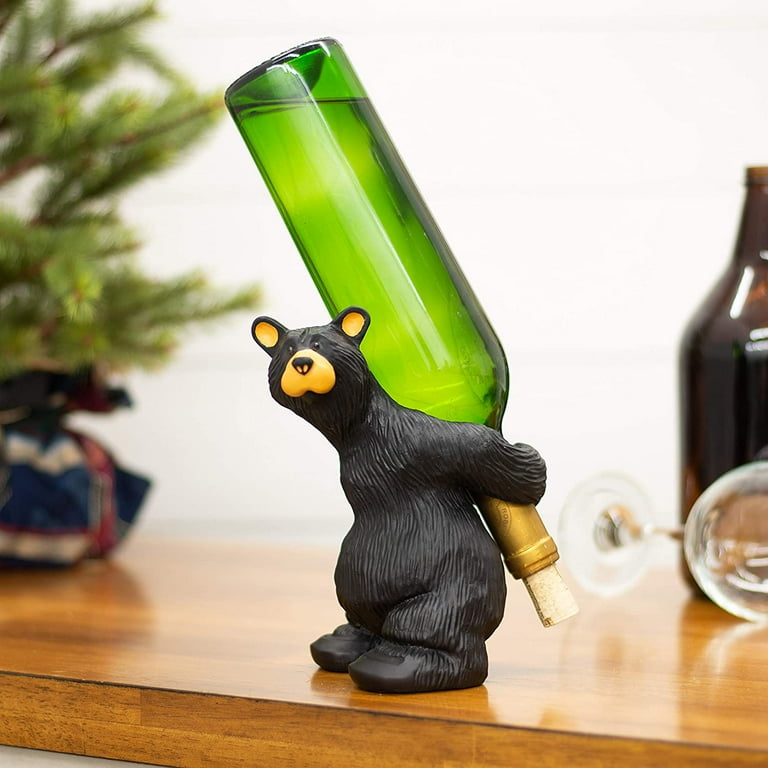 Bear wine bottle holder sale