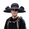 thumbnail image 3 of PLPPYFS Solar Fan Hat, Wide Brim Solar Fan Outdoor Fishing Hat, Solar Powered Fan Hat for Men Women Wide Brim Hat with 2 Fans, Solar Powered & USB Charging, for Fishing Summer, 3 of 4