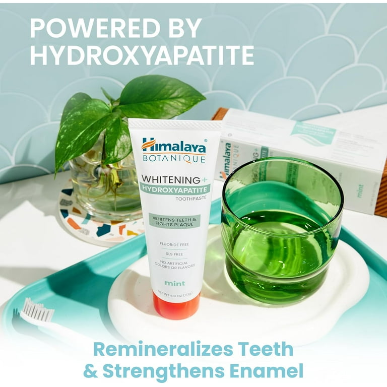 Himalaya Whitening Hydroxyapatite Mint Toothpaste 4 oz, Vegan Himalaya Whitening Hydroxyapatite Mint Toothpaste 4 oz, Vegan