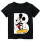 thumbnail image 5 of Camiseta de algodón con combinación de letras y nombre personalizado de Disney para niños, camiseta de manga corta con fuente ABCDE de Mickey Mouse, 5 of 5