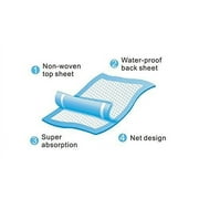 Healthline Underpads,Absorbent Chux Disposable for Adults, Kids, Elderly or Pet 23X36, 50/Case,Green