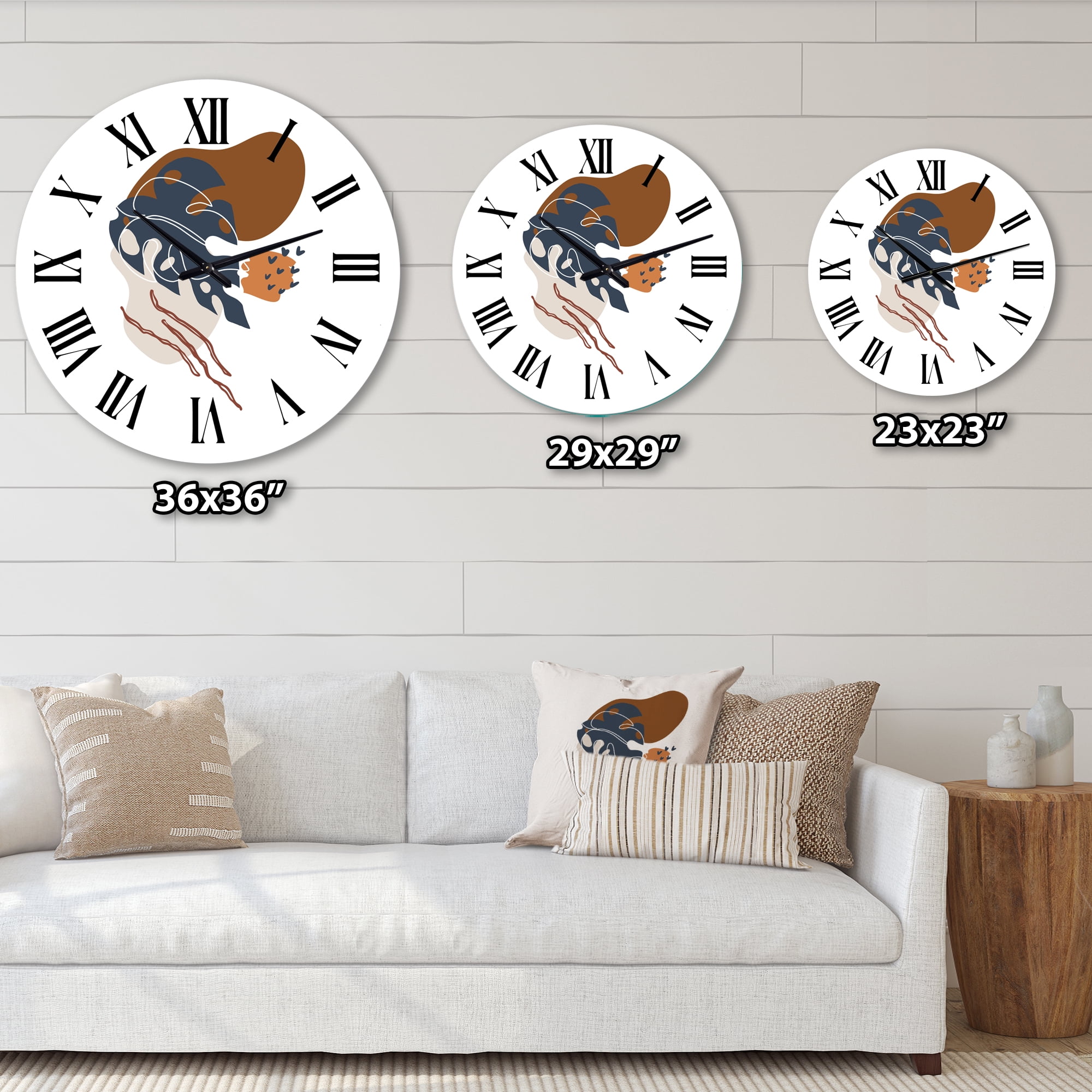 Designart 1 in Quartz Modern/Contemporary Wall Clock