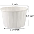 thumbnail image 3 of Vasos de papel para soufflé iHomeSet, 2 oz/60 ml, desechables, 300 unidades, 3 of 7