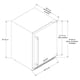 thumbnail image 2 of Frigobar KitchenAid KURR114KSB Capacidad 4.9 p³ Metal, 2 of 4