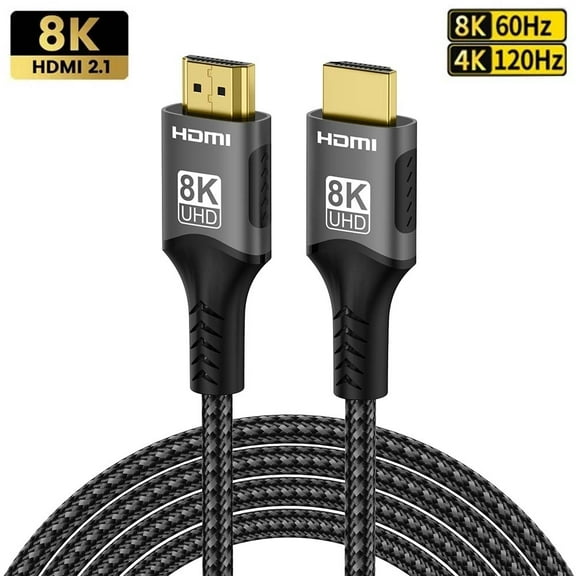 8K HDMI Cable High Speed 48Gbps HDMI 2.1 hdmi to hdmi high definition video Cable braided 6FT/10FT/16FT for HDTV Monitor PS4/PS5 Xbox