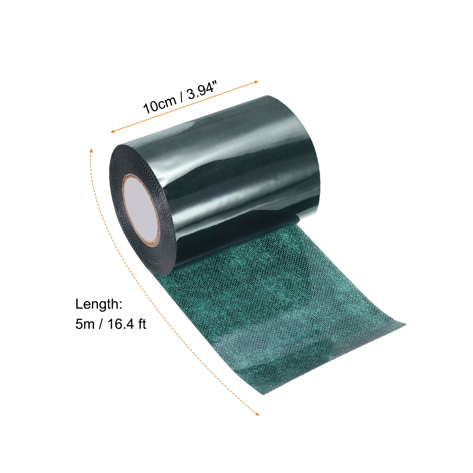 Uxcell Artificial Grass Tape 3.94" x 16.4 ft Double-Sided Turf Seam Tape, Green