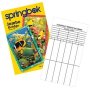 Springbok Goldfinch Jumbo Print Playing Card Score Pad 100 Sheets