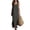 Dark Gray, variant on Women's Daily Wear Linen Dress, Sleeveless V Neck Loose Flowy Maxi Summer Dress