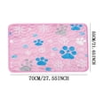 thumbnail image 2 of Summer Self Cooling Pet Paw Printed Ice Mat, 27.5×21.6 Inch XL, Non Slip Washable Pad for Dogs Cats, Cool Bed Sofa Crate Indoor, 2 of 7