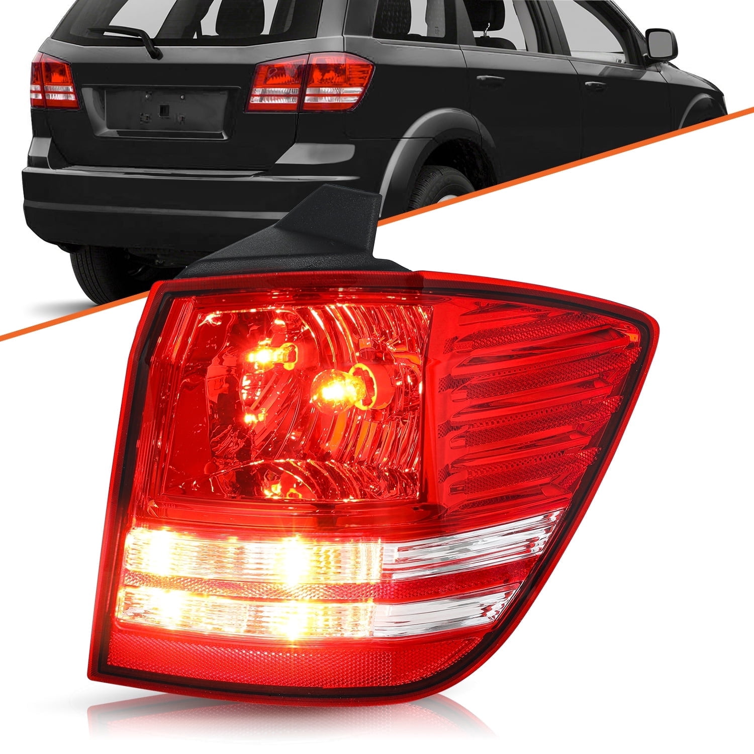 FOR DODGE JOURNEY 2009-2020 TAIL LIGHT OUTER SIDE BRAKE LAMP LEFT & RIGHT 09-20
