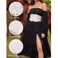 thumbnail image 2 of Pidzorl Women's Renaissance-Inspired Corset Belt, Elastic Wide Waist Belt for Dresses and Outfits, 2 of 6