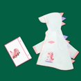 thumbnail image 5 of Toddler Kids Waterproof Dinosaur Spikes Shape Hooded Rain Coat with Transparent Brim for School Travel Rainwear 5-6 Years, 5 of 5