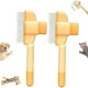 thumbnail image 1 of HAYAN Zen Brush For Cats, Zenbrush Cat Comb, Self-Cleaning Pet Comb Grooming Brush, Cat Dog Pet Grooming for Massaging and Cleaning Shedding Hair, Multifunctional Supplies (Yellow+Yellow), 1 of 1