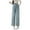 Light Blue, variant on Taqqpue Women's Maternity Jeans Loose Wide Leg Over The Belly Straight Pregnancy Jeans Solid Color Drawstring Denim Pants with Pocket for Women