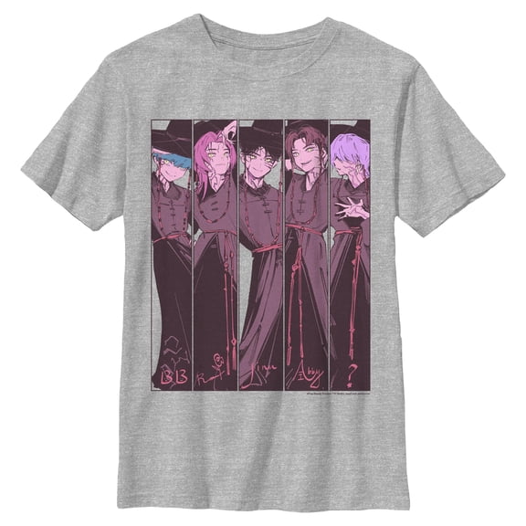 Boys Kpop Demon Hunters Saja Boys Anime Panels T Shirt