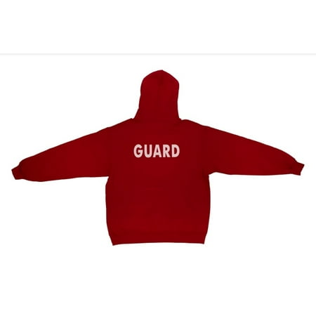 Kemp USA 28" Red and White Classic Kemp USA Small Sweat Shirt with Guard Logo