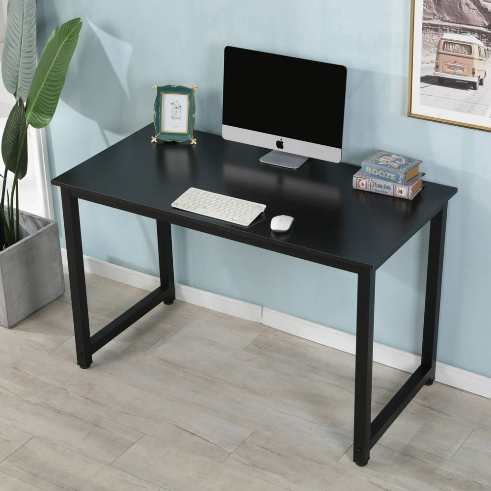 Clearance!Laptop Desks for Small Spaces, 47" Modern Wooden Computer