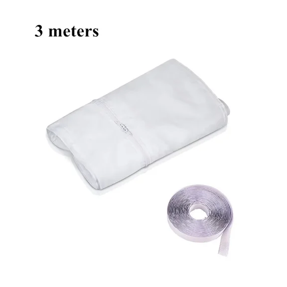 AirLock Portable AC Window Seal - 3M Flexible Vent Cover with Zipper & Adhesive Mount