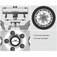 thumbnail image 3 of Tapa central de rueda de coche de aleación de 4 piezas de 63 mm para Volvo S40 S80L S60 XC60 XC90, tapa central de rueda resistente al agua/óxido/humedad con decoración de insignia, 3 of 5