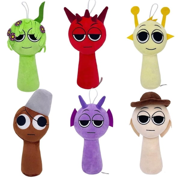 Sprunki Peluche De 25 Cm – Edición Wenda – Peluche Suave Y Regalo Ideal Para Niños Y Fans