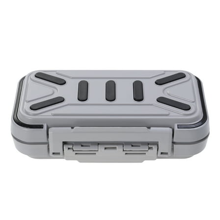 HEMOTON  Luya Waterproof Accessories Box Fishing Lure Storage Containers Lures Grey