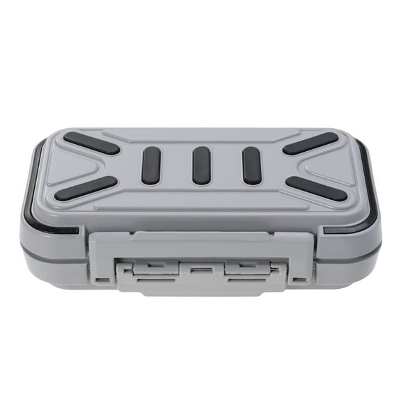 HEMOTON  Luya Waterproof Accessories Box Fishing Lure Storage Containers Lures Grey