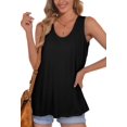 thumbnail image 3 of ROSVIGOR Tank Top for Women Scoop Neck Shirts Loose Fit Summer Sleeveless Tops, 3 of 6