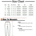 thumbnail image 3 of LMOIPLI Women's Slim Lightweight Long Pants Vintage Denim Pants Solid Color Denim Pants Elastic High Waist Fashion Summer Clothes Sports Jogger Black L, 3 of 7
