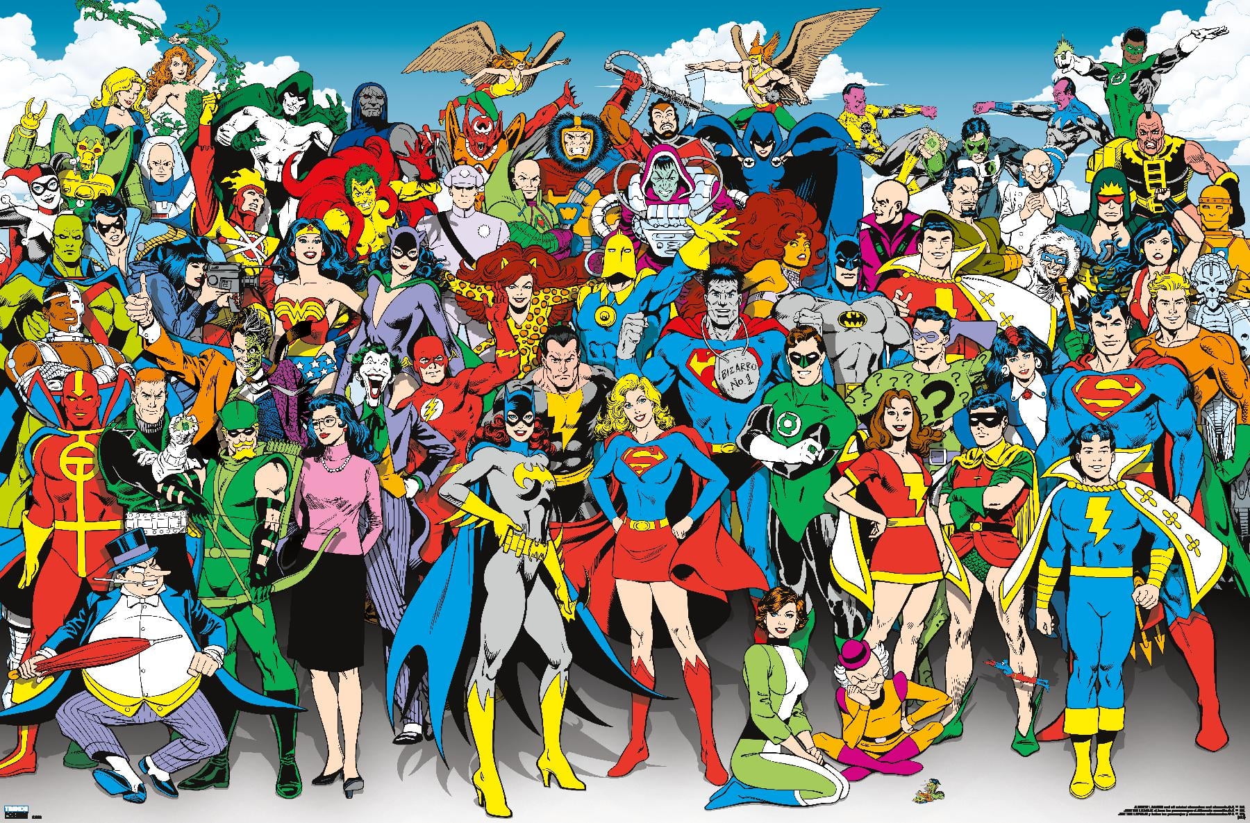 DC Comics - The Lineup Wall Poster, 22.375