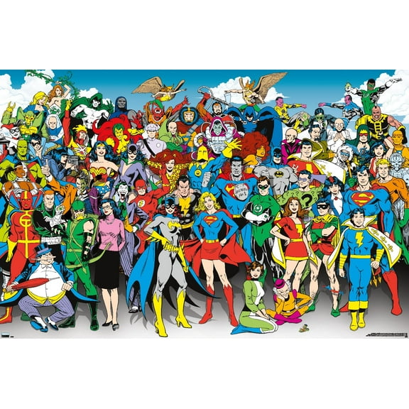 DC Comics - The Lineup Wall Poster, 22.375" x 34"