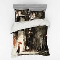 thumbnail image 1 of Ambesonne Fantasy Bedding Set 4 Pcs, Old Superrhero in Rain, Queen, Army Green Beige, 1 of 3