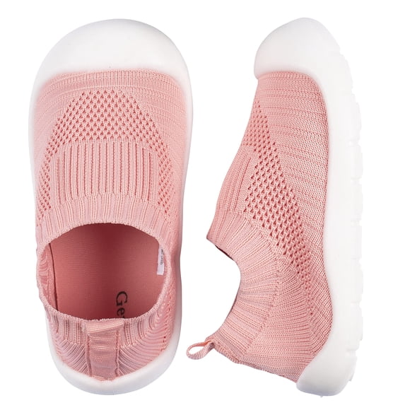 Zapatilla de Punto Elástica Sin Cordones para Bebé Unisex Gerber Rosa
