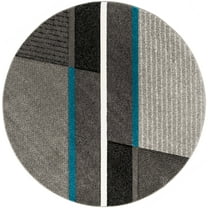 SAFAVIEH Hollywood Collection HLW711D Grey / Teal Rug