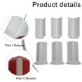 thumbnail image 2 of Blocs d'Angle pour Plinthes Lot de 6 Base Murale Coin Décor, 2 of 9