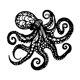 thumbnail image 2 of Pulpo de metal para pared, diseño elegante, hueco y tallado, para interior y exterior, decoración de pared de metal para porche, jardín patio., 2 of 9