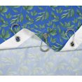 thumbnail image 4 of S4Sassy Blue Mango Leaves Bathroom Decor Shower Waterproof Curtain Drapes Resistant-60 x 70 Inch, 4 of 6