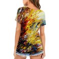 thumbnail image 4 of Patlollav Womens Plus Size Tops Funny Print Casual Loose Fit Tee Shirts Blouse Print Shirt, 4 of 6