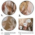 thumbnail image 3 of DESIGN ART Designart "Gold Glamorous Feathers Of Boho Fantasy Iii" Glam Feather Wall Decor 32 in. wide x 16 in. high, 3 of 5