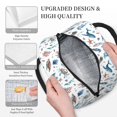thumbnail image 3 of Salouo Undersea Animals for Insulated Lunch Bag for Women/Men - Leakproof Cooler Tote Bag Organizer - Reusable Lunch Box for Office Picnic Hiking Beach-One Size, 3 of 6
