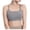 Gray, variant on Womens Sports Bras Sports Bra Vest Push-Up Yoga Fitness Sports Bra With Removable Chest Pad Wireless Bras for Women Gray M
