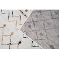 thumbnail image 5 of Furnish My Place Indoor Distressed Moroccan Style Rug with Jute Backing - 3 ft. 6 in. x 5 ft. 6 in., Ivory, Transitional, Area Rug for Living Room, Bedroom, Hallway, 5 of 9