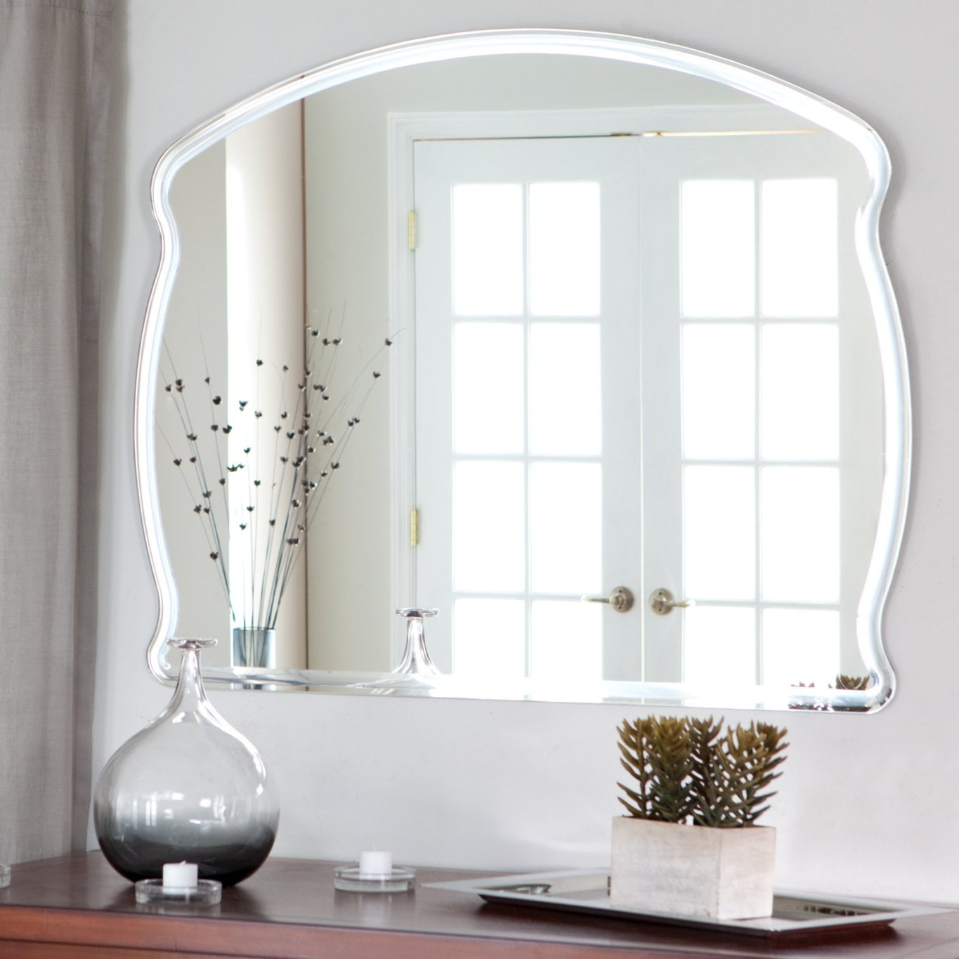 Frameless Wide Wall mirror