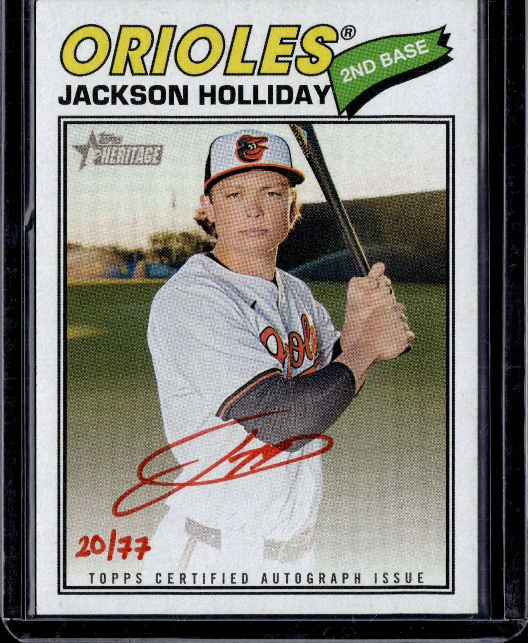 Jackson Holliday Autograph Sports Fan Shop