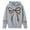 Grey, variant on KKBOTIVE Bow Leopard Print Hoodies for Girls Casual Long Sleeve Sweatshirt for Kids Fall Winter Fashion Clothes ( White Size: 9-10 years )
