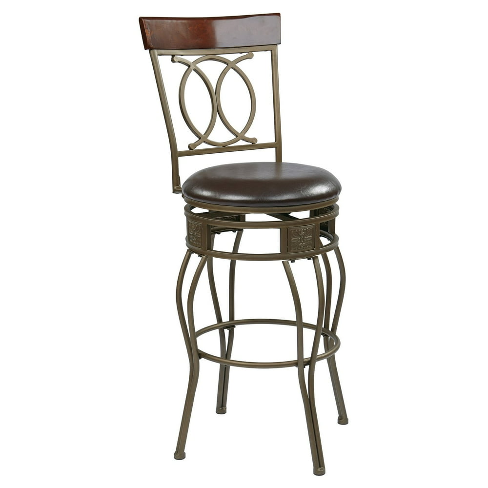 30 in. Cosmo Metal Swivel Bar Stool