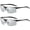 Black*2, variant on Photochromic Polarized Sunglasses for Men Women, UV400 Protection Anti-Glare Night Vision, Lightweight Square Frame Driving Running Fishing Outdoor